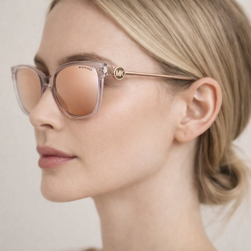 Michael Kors Marrakesh Clear RG Mirrored Sunglasses MK6006 3014R1 57-16-140